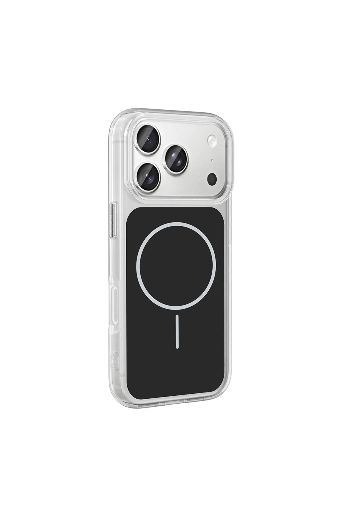 Iphone 17 Pro Case with Iconic Metal Buttons and Magnetic Charging Cover