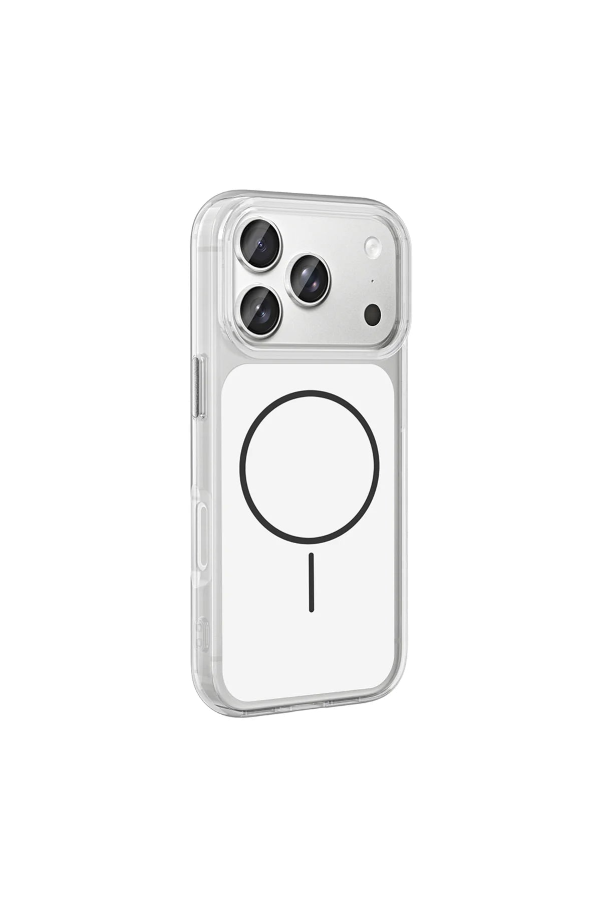 Iphone 17 Pro Case with Iconic Metal Buttons and Magnetic Charging Cover