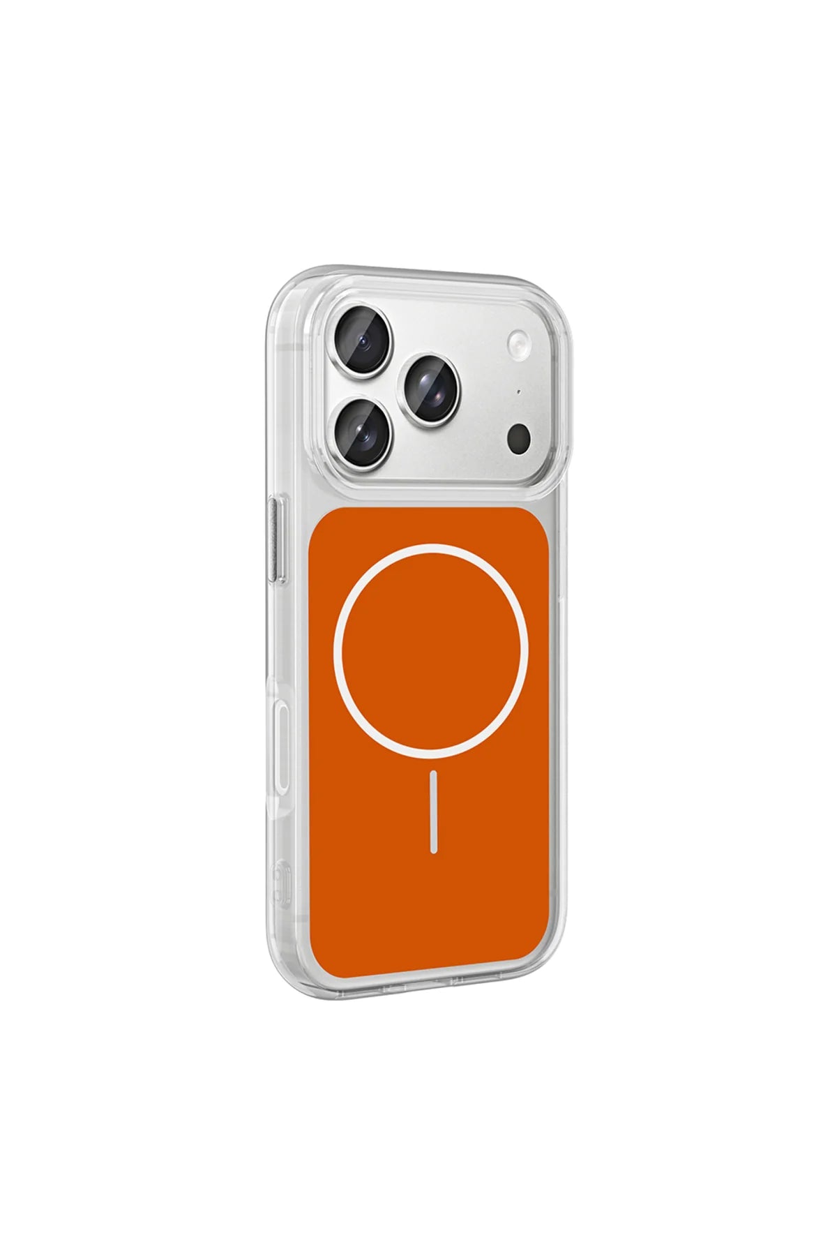 Iphone 17 Pro Case with Iconic Metal Buttons and Magnetic Charging Cover