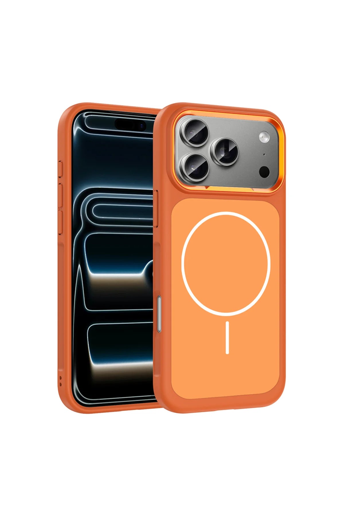 Iphone 17 Pro Case with Magnetic Charging, Metal Frame, Sanremo Cover